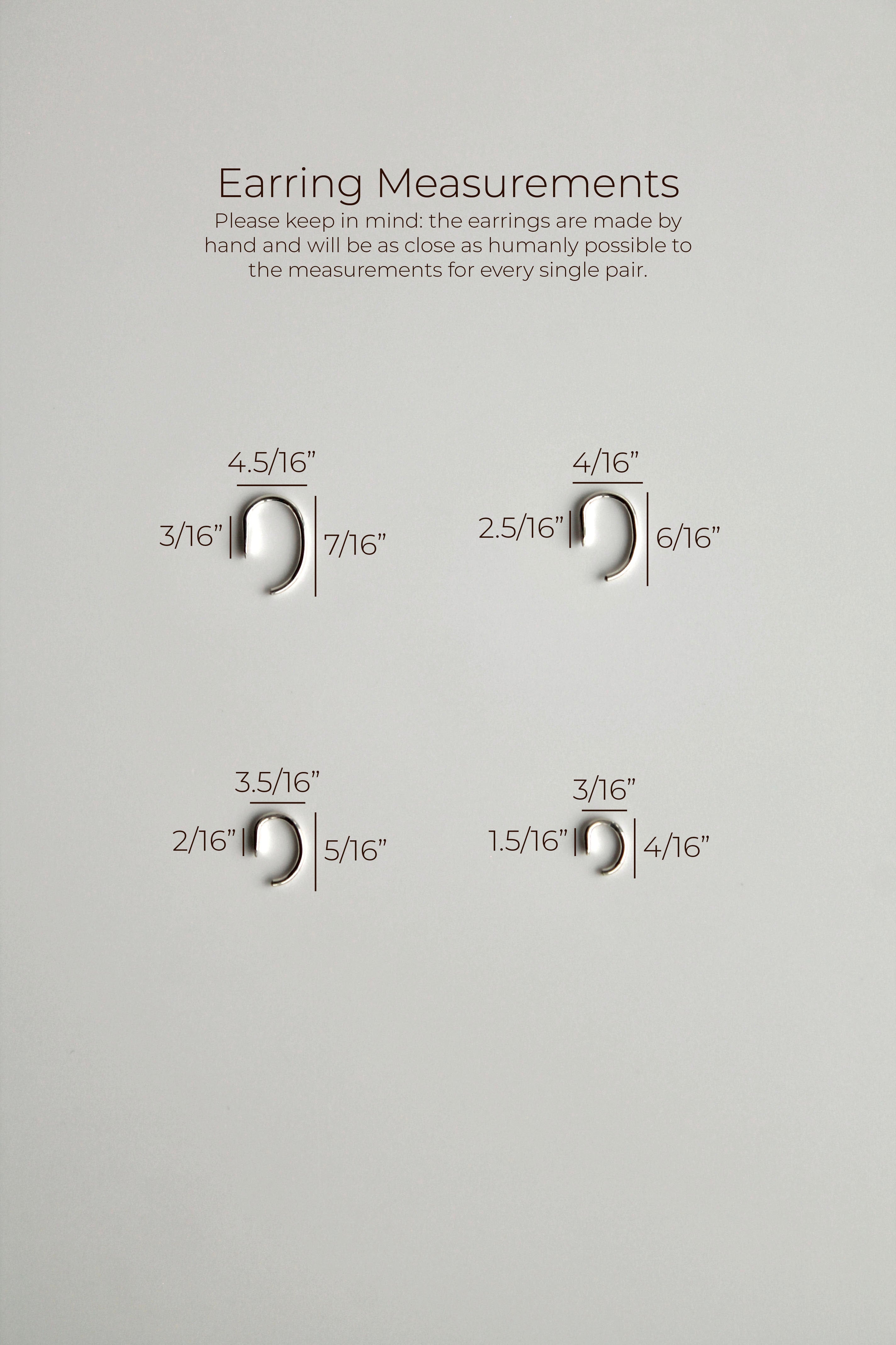 Hammered Sleeper Claw Studs