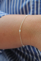 Pulsera con múltiples piedras de nacimiento - Perla de agua dulce (junio) - Pureza