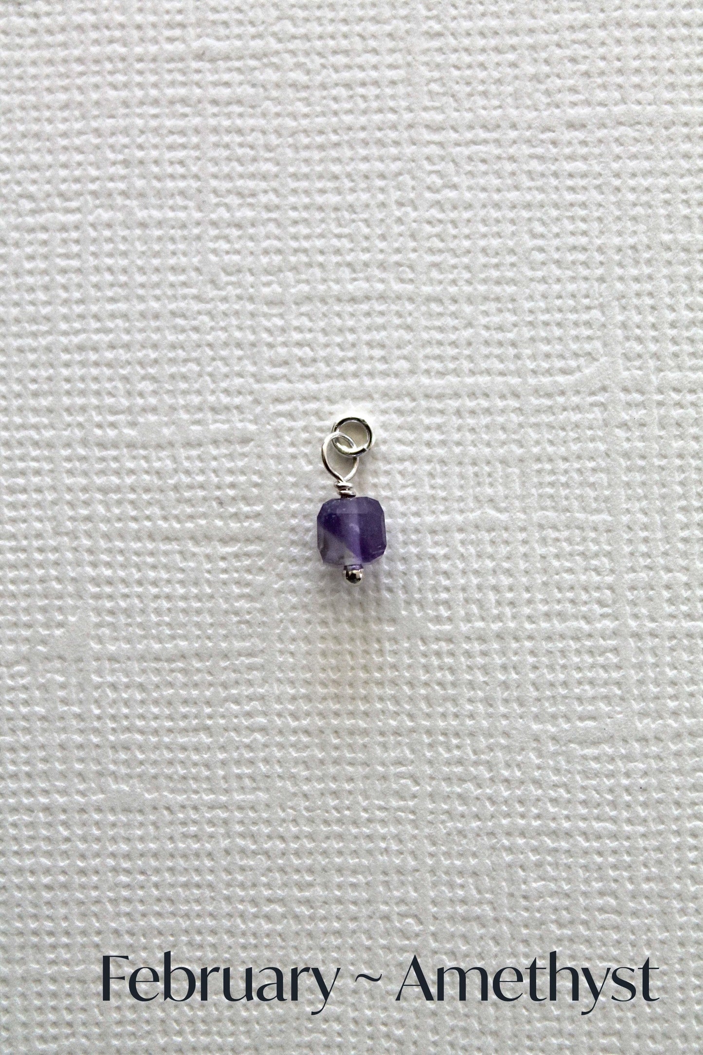 BIRTHSTONE CHARMS - STERLING SILVER