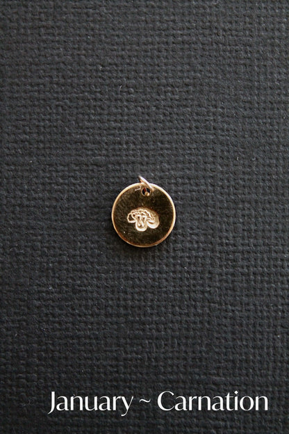 BIRTH FLOWER CHARMS - 14K GOLD FILLED