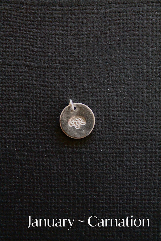 BIRTH FLOWER CHARMS - STERLING SILVER