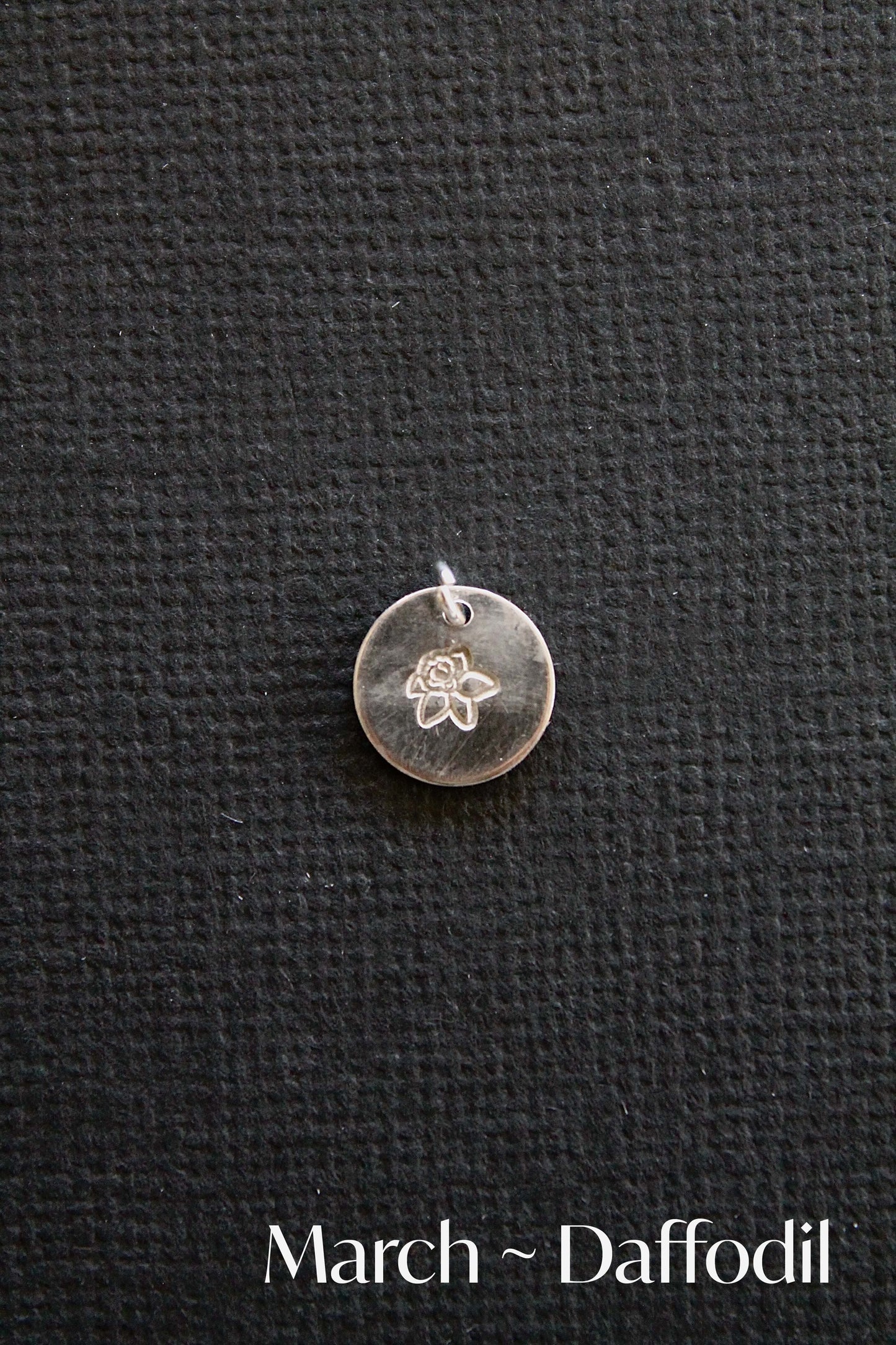 BIRTH FLOWER CHARMS - STERLING SILVER