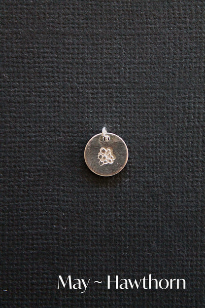 BIRTH FLOWER CHARMS - STERLING SILVER