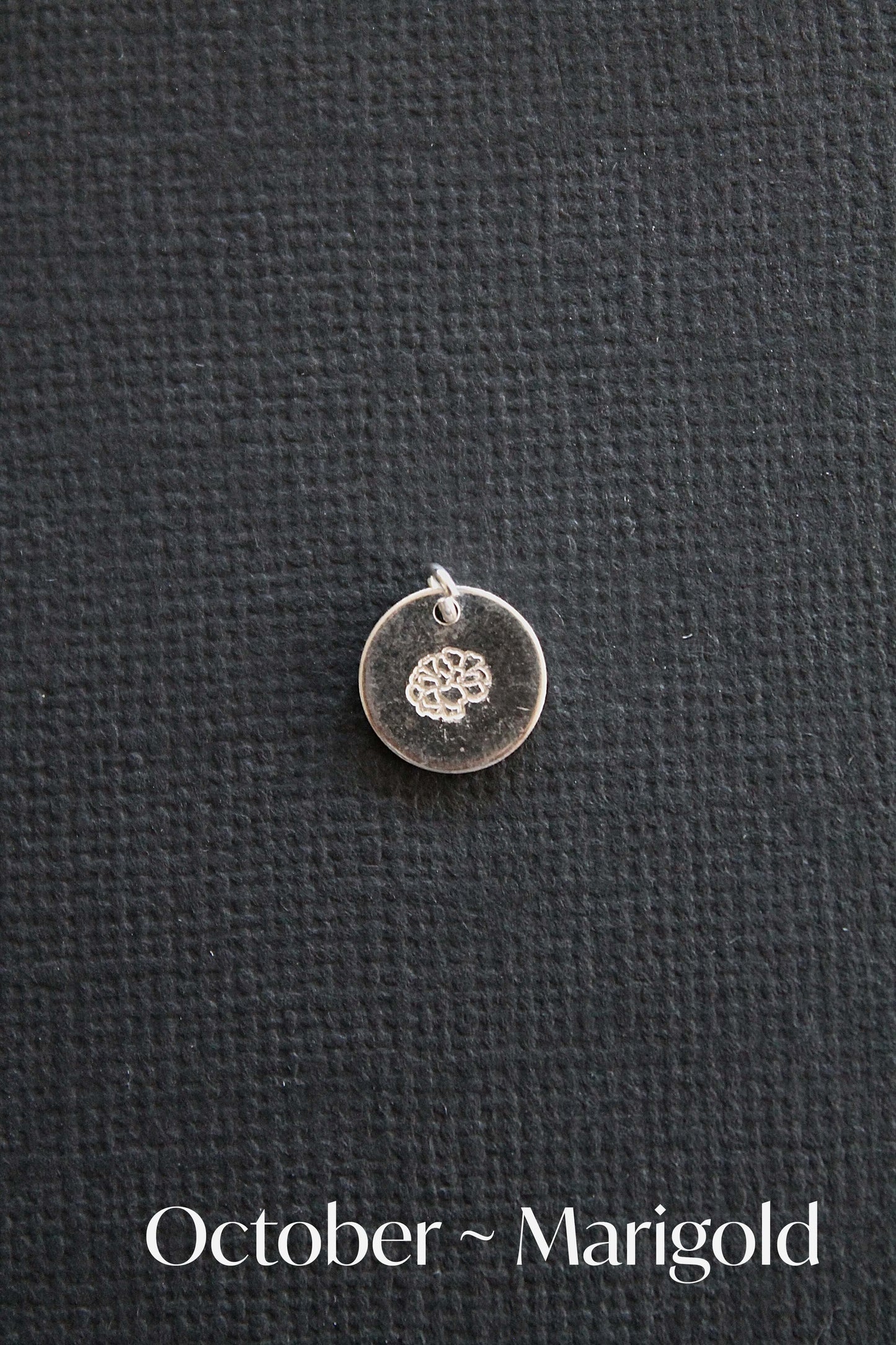 BIRTH FLOWER CHARMS - STERLING SILVER