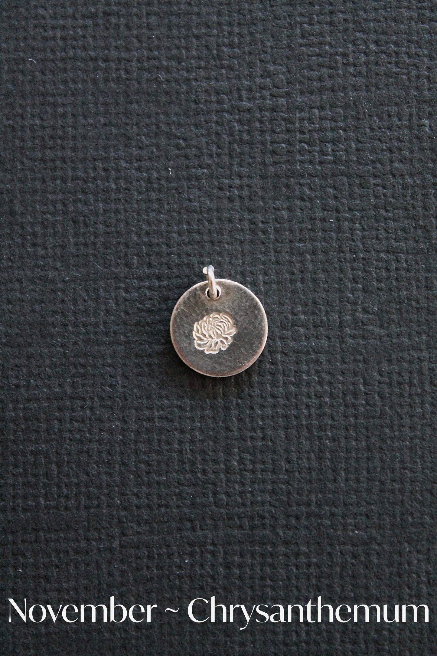 BIRTH FLOWER CHARMS - STERLING SILVER