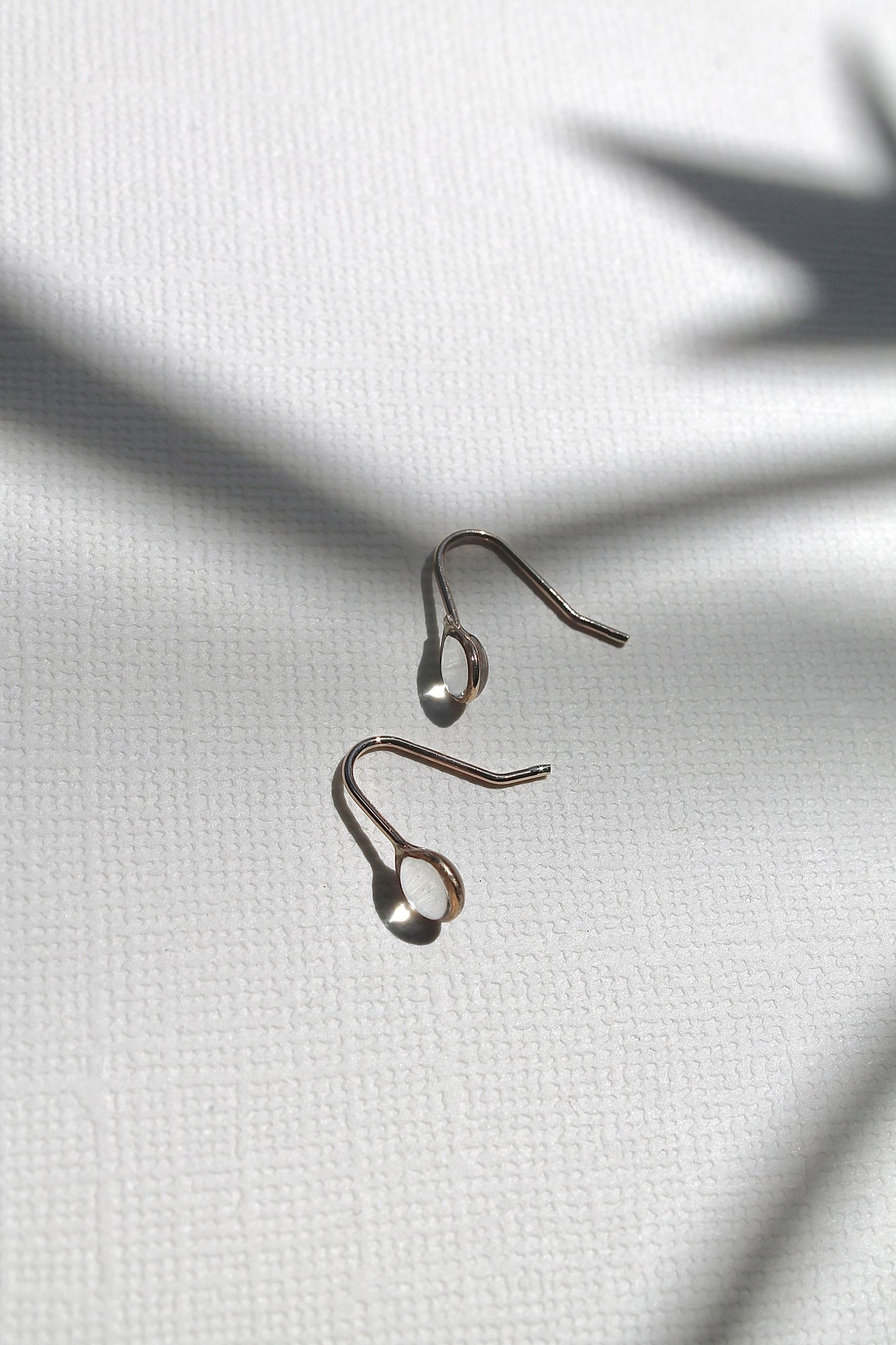 "APRIL SHOWERS" MINI RAINDROP THREADERS - 14K GOLD FILLED