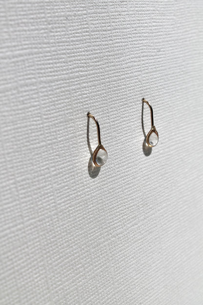 "APRIL SHOWERS" MINI RAINDROP THREADERS - 14K GOLD FILLED