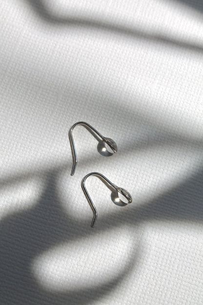"APRIL SHOWERS" MINI RAINDROP THREADERS - STERLING SILVER