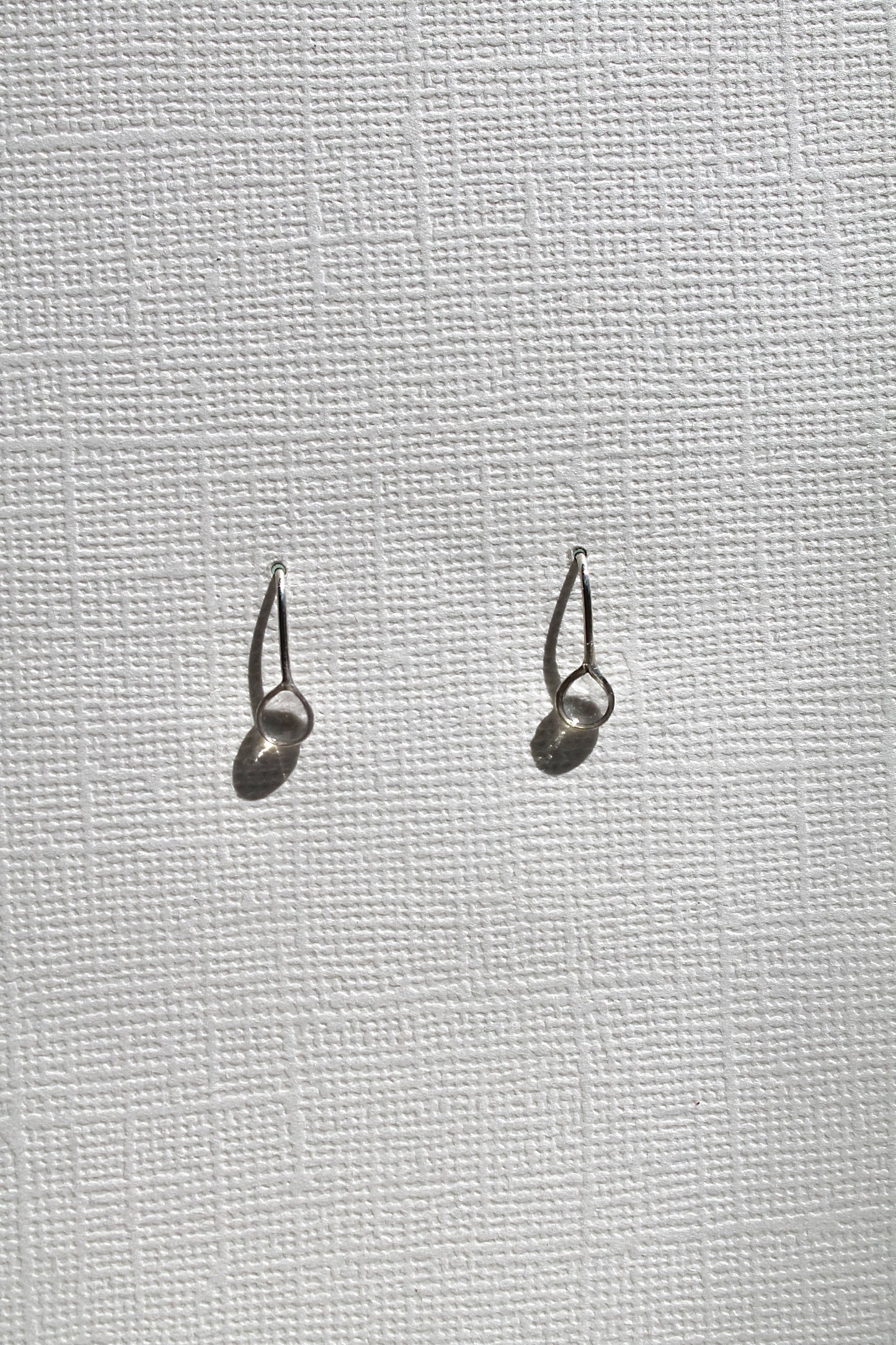"APRIL SHOWERS" MINI RAINDROP THREADERS - STERLING SILVER
