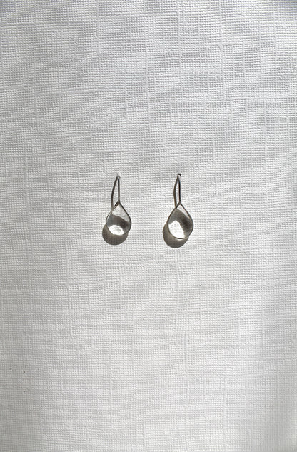"APRIL SHOWERS" LARGE RAINDROP THREADERS - STERLING SILVER