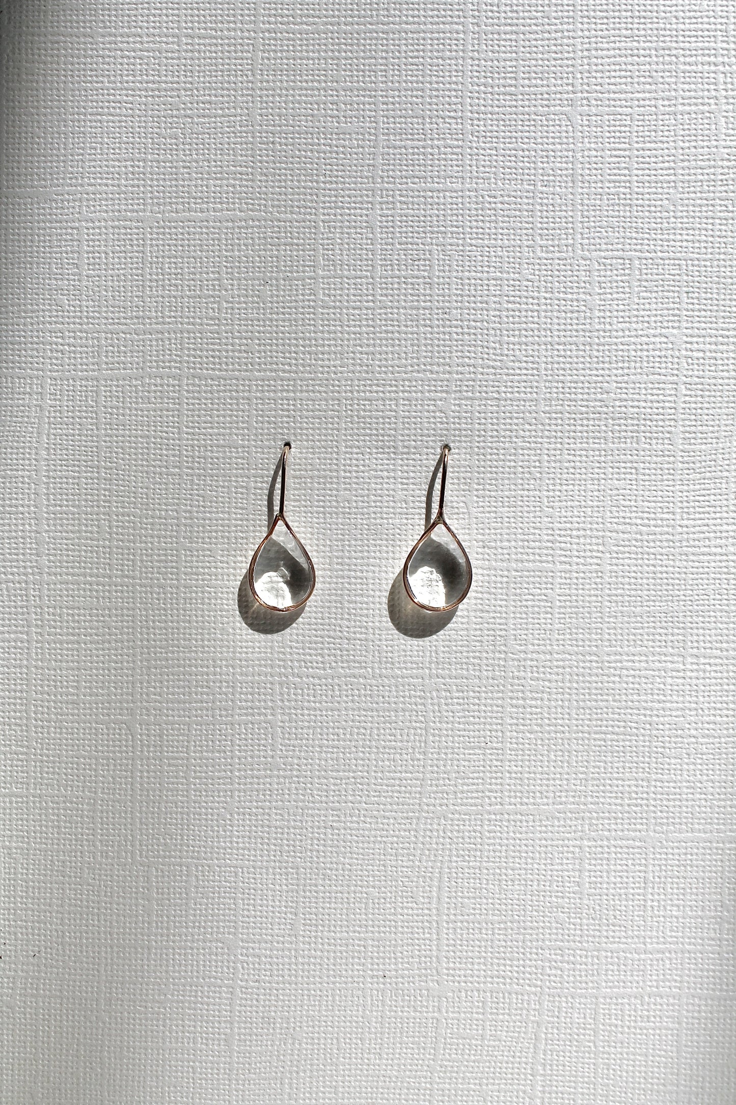 "APRIL SHOWERS" LARGE RAINDROP THREADERS - 14K GOLD FILLED