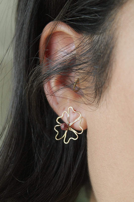 PHLOX STUDS - 14K GOLD FILLED