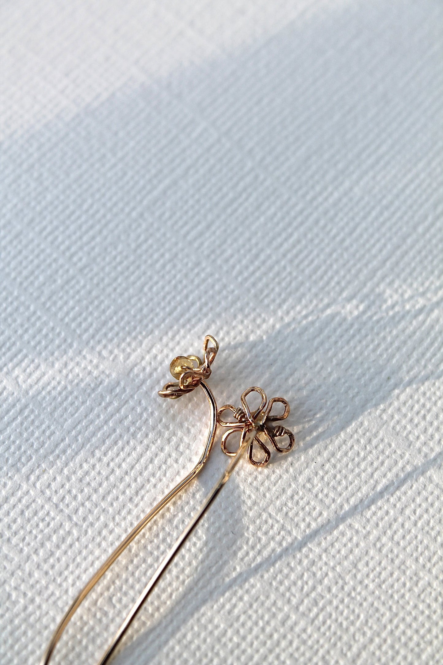 DAFFODIL THREADERS - 14K GOLD FILLED