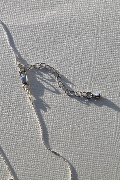 DAFFODIL PENDANT NECKLACE - STERLING SILVER