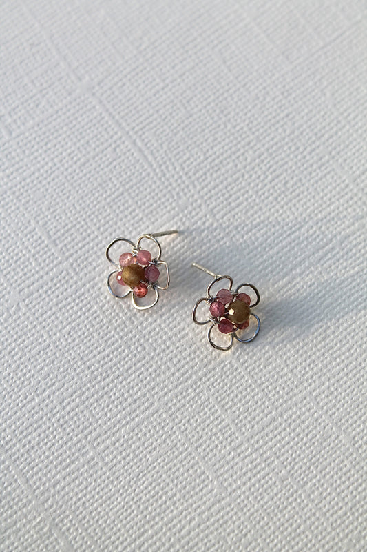 HAWTHORN STUDS - STERLING SILVER