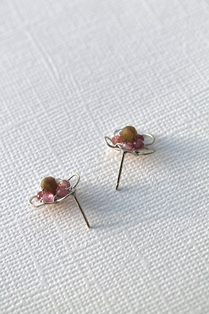 HAWTHORN STUDS - STERLING SILVER