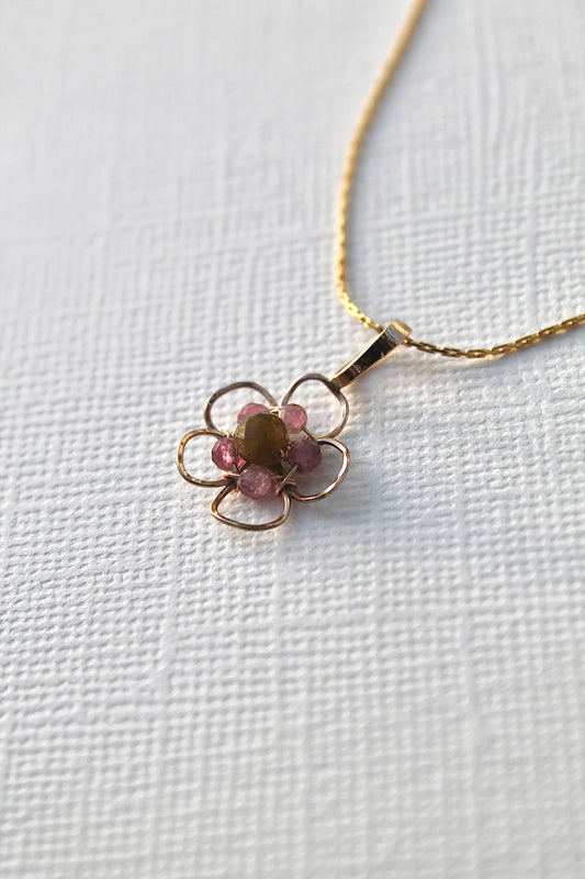 HAWTHORN PENDANT NECKLACE - 14K GOLD FILLED