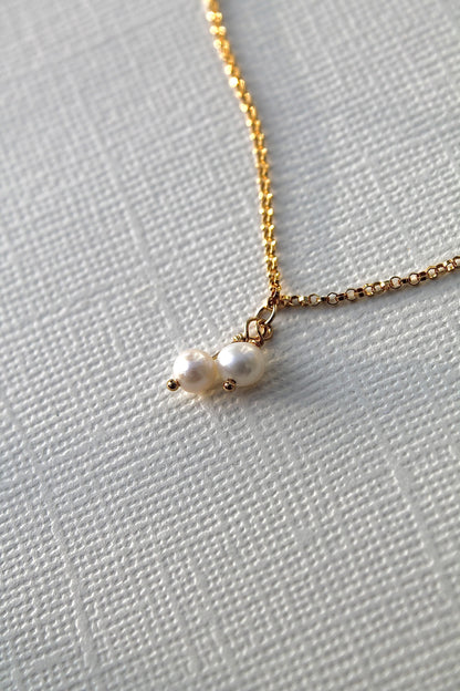LILY OF THE VALLEY NECKLACE - 14K GOLD FILLED