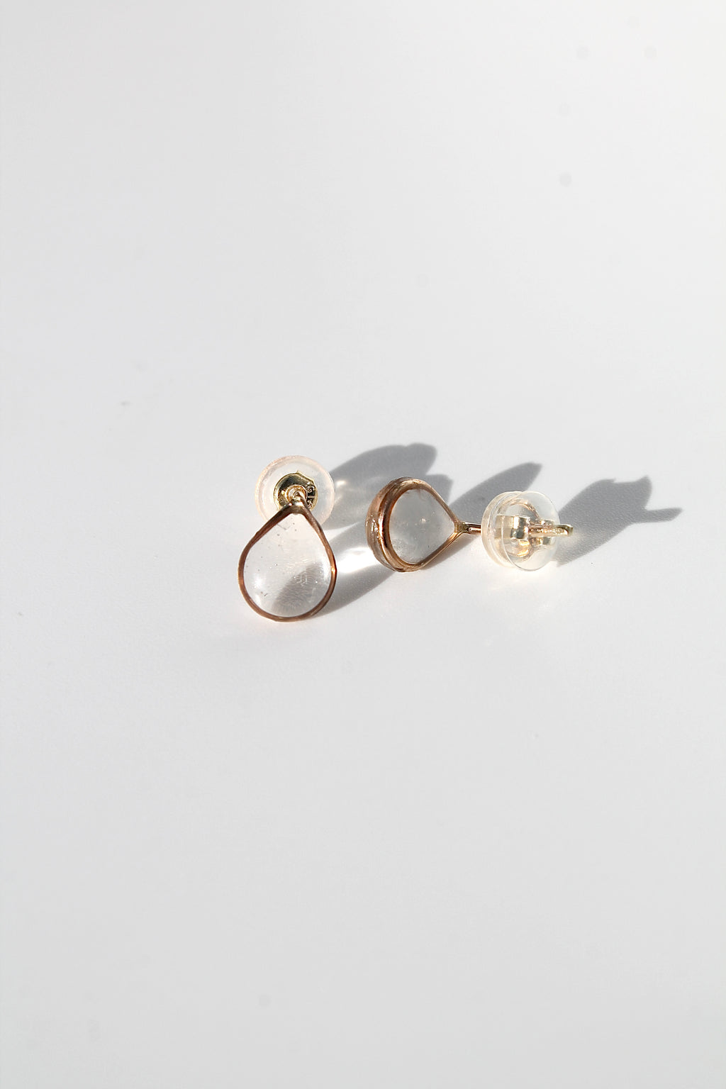 "April Showers" Resin Raindrop Studs