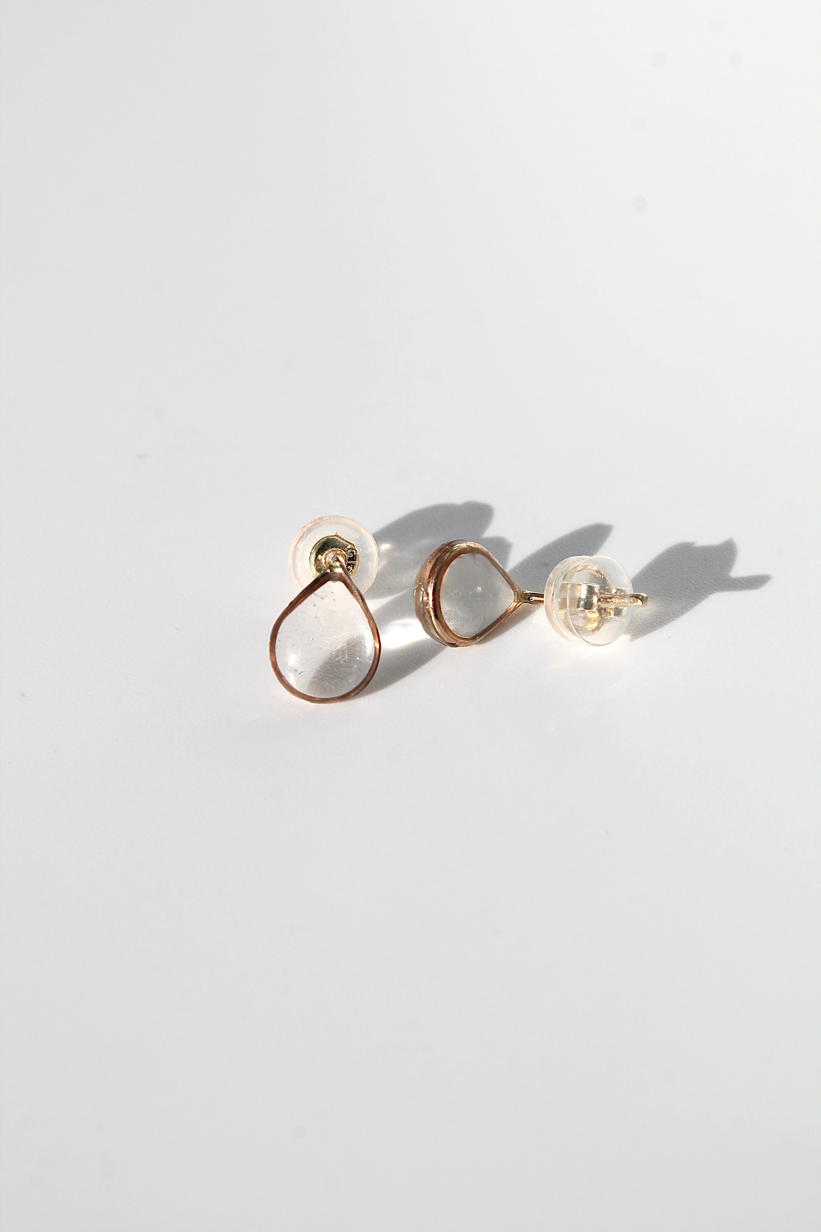 "April Showers" Resin Raindrop Studs