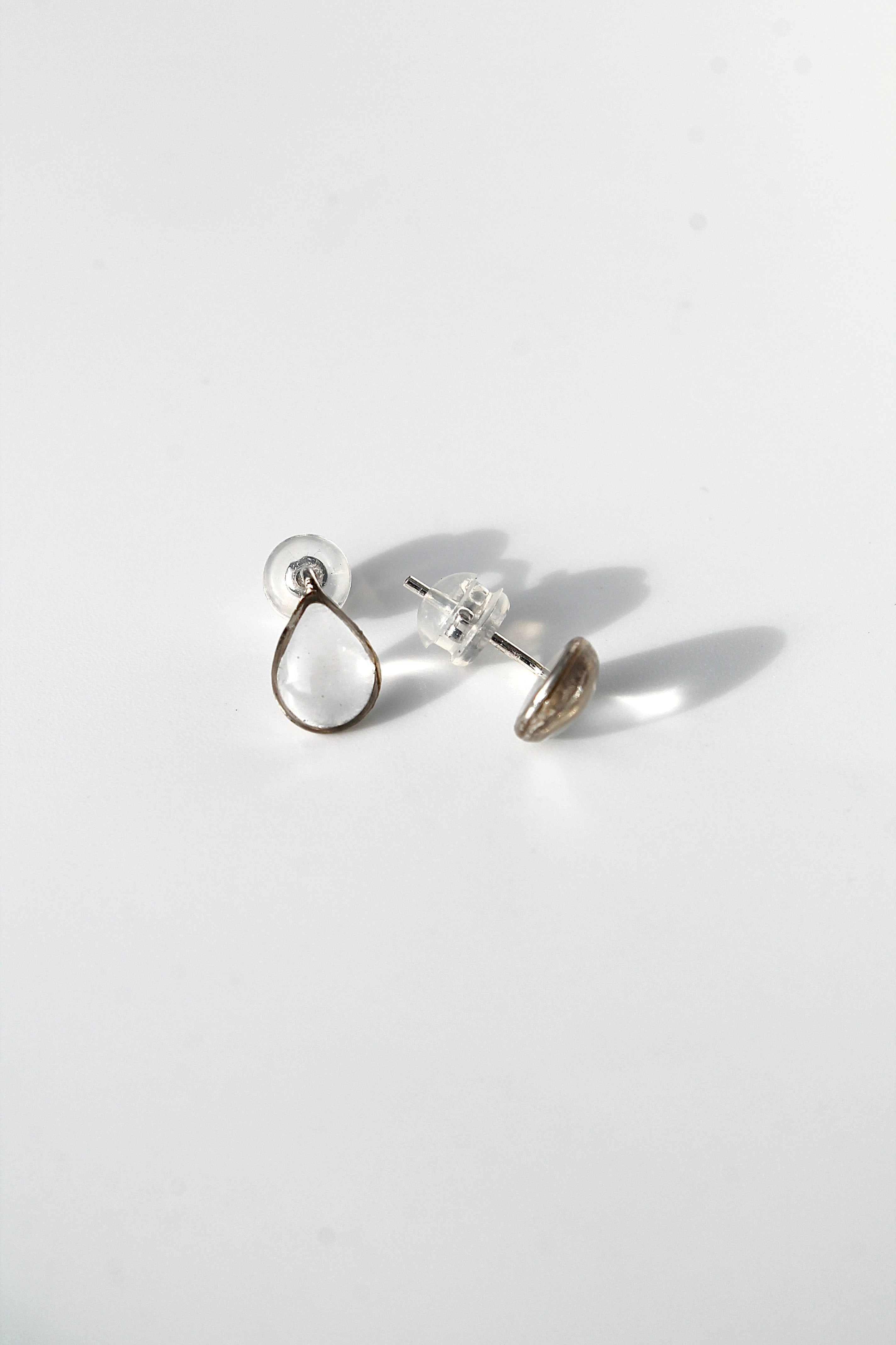 "April Showers" Resin Raindrop Studs