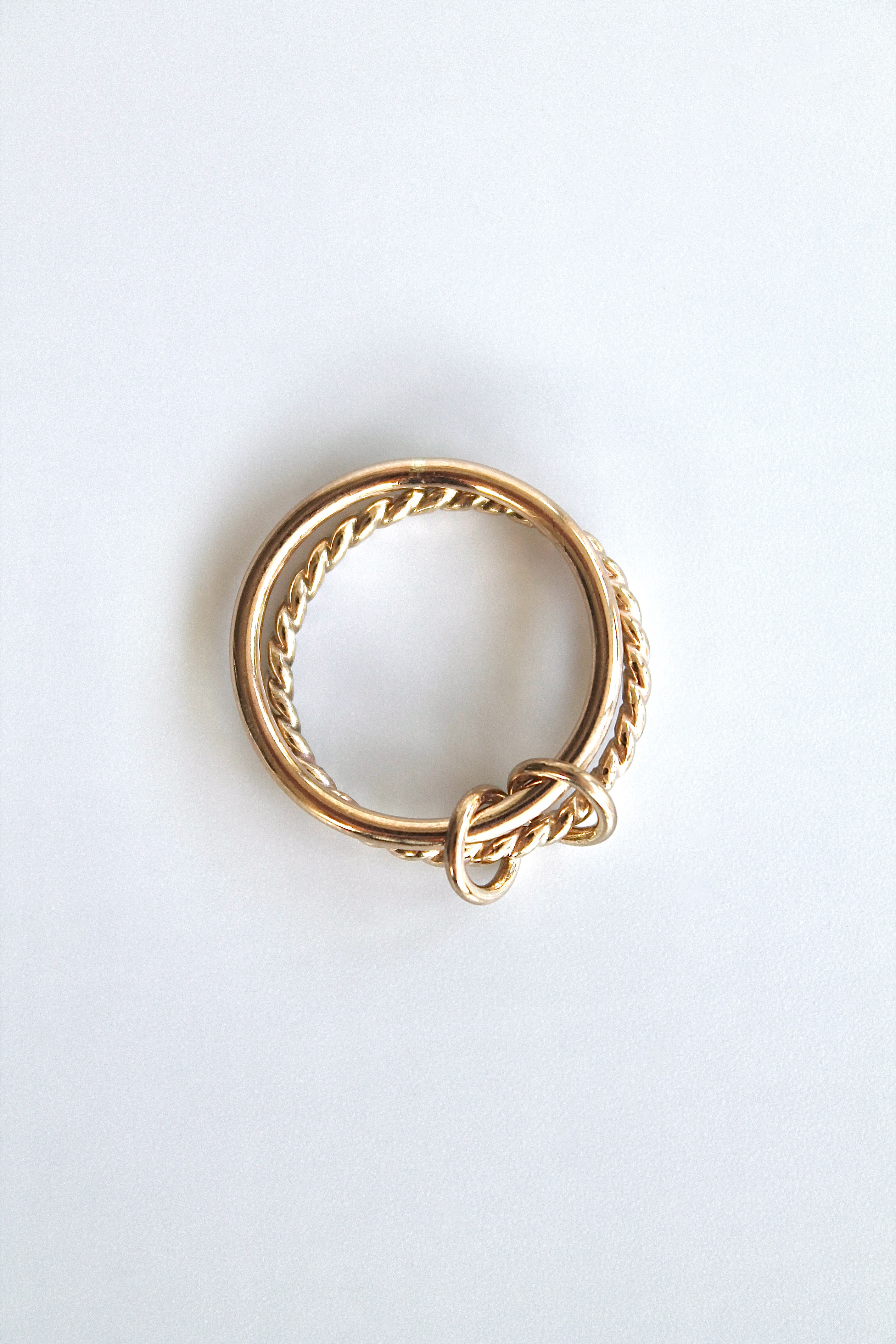 Double Banded Fidget Ring