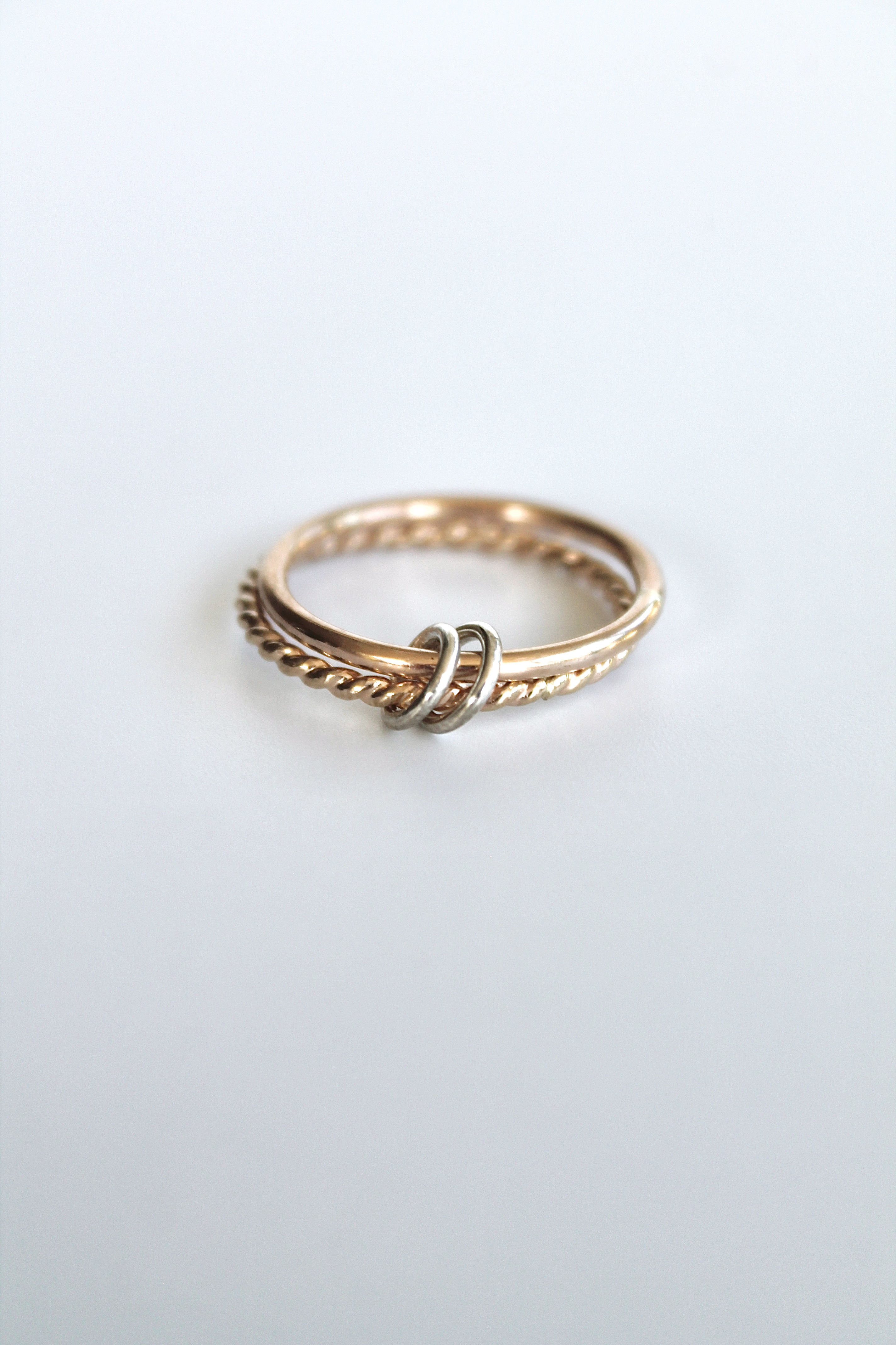 Double Banded Fidget Ring