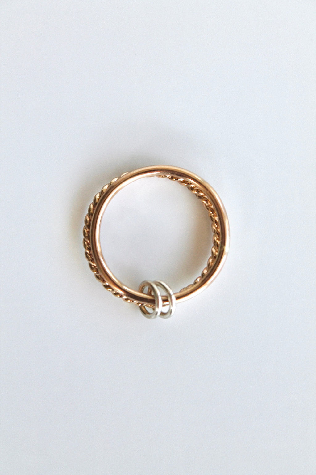 Double Banded Fidget Ring