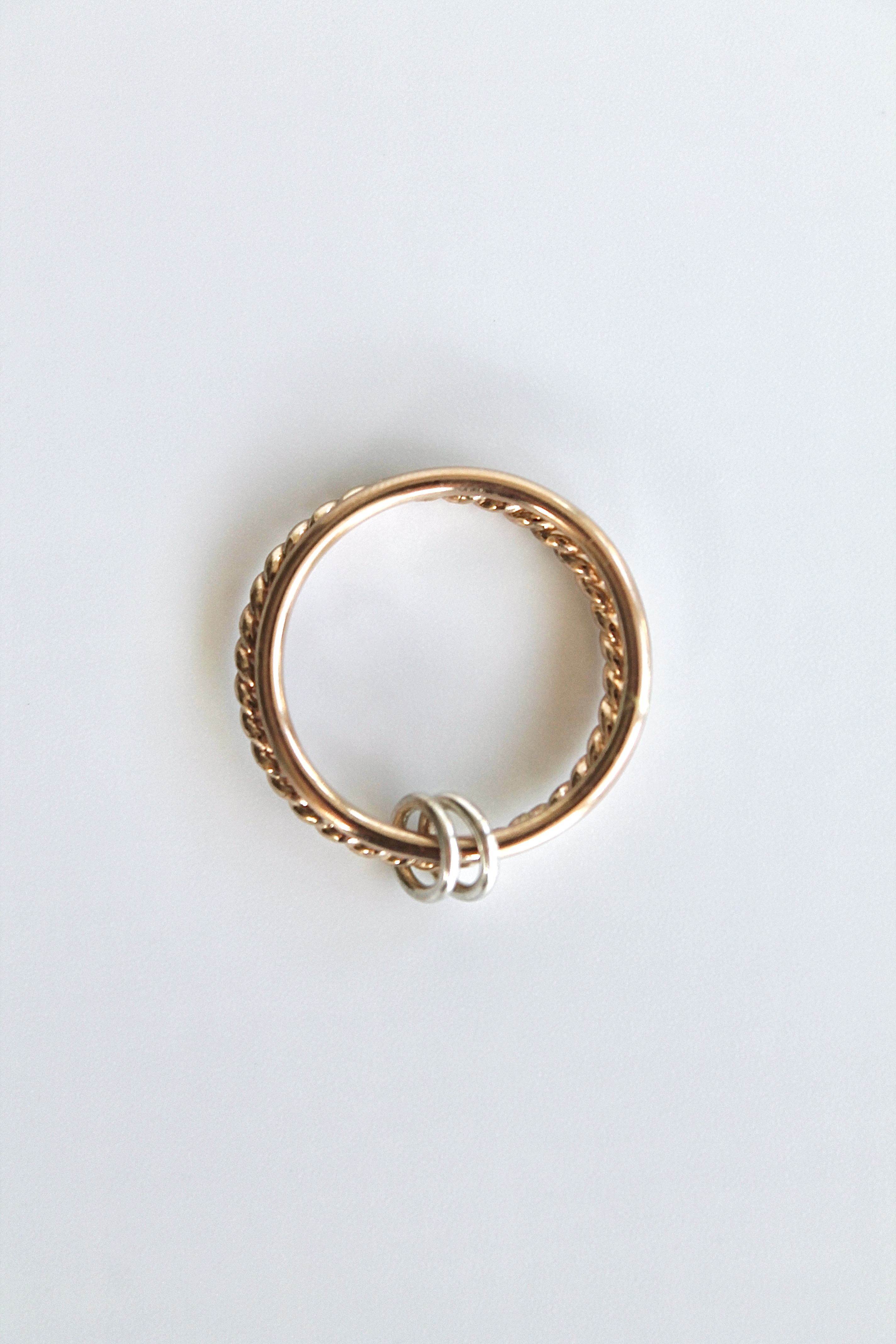 Double Banded Fidget Ring