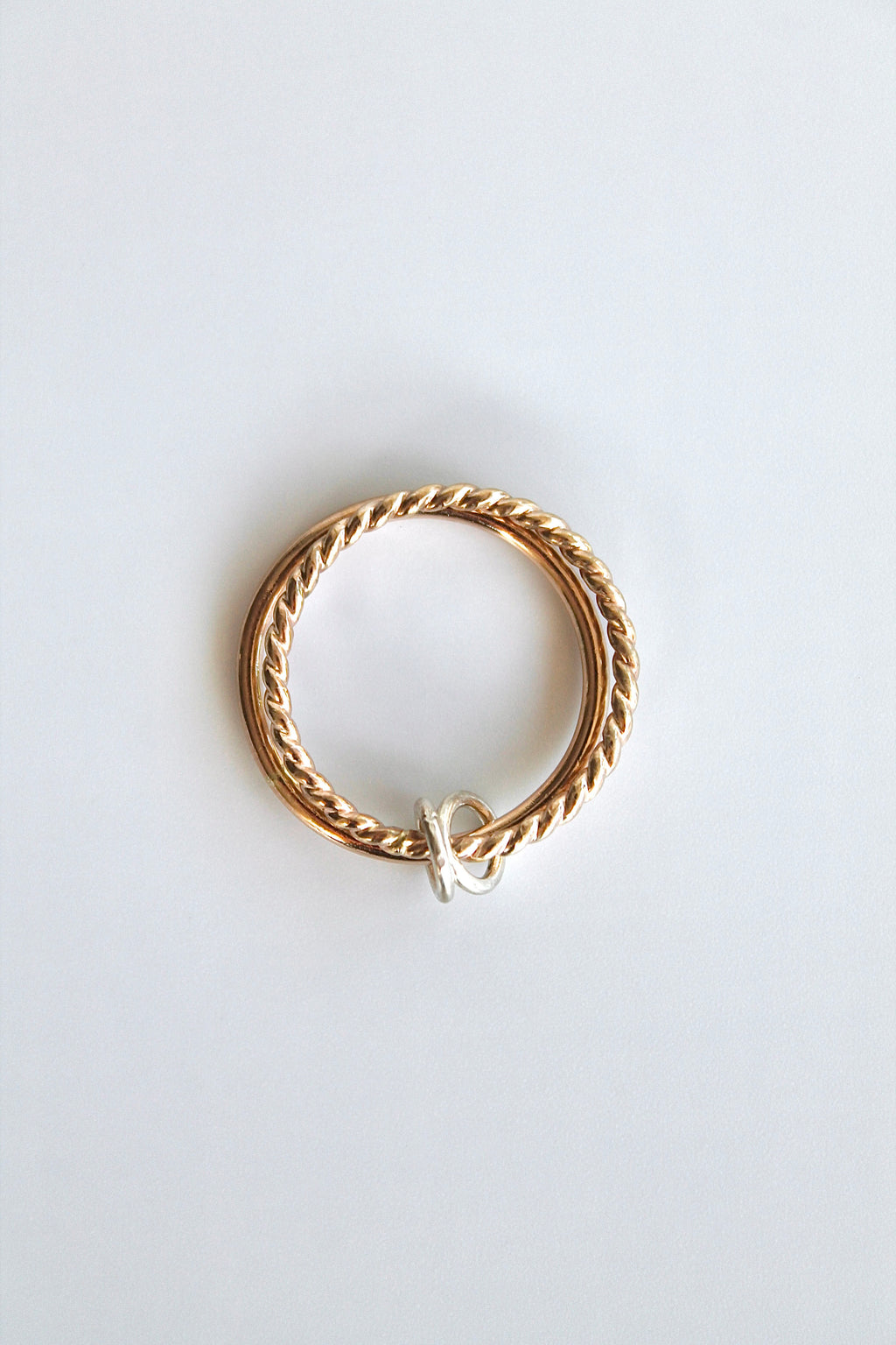 Double Banded Fidget Ring