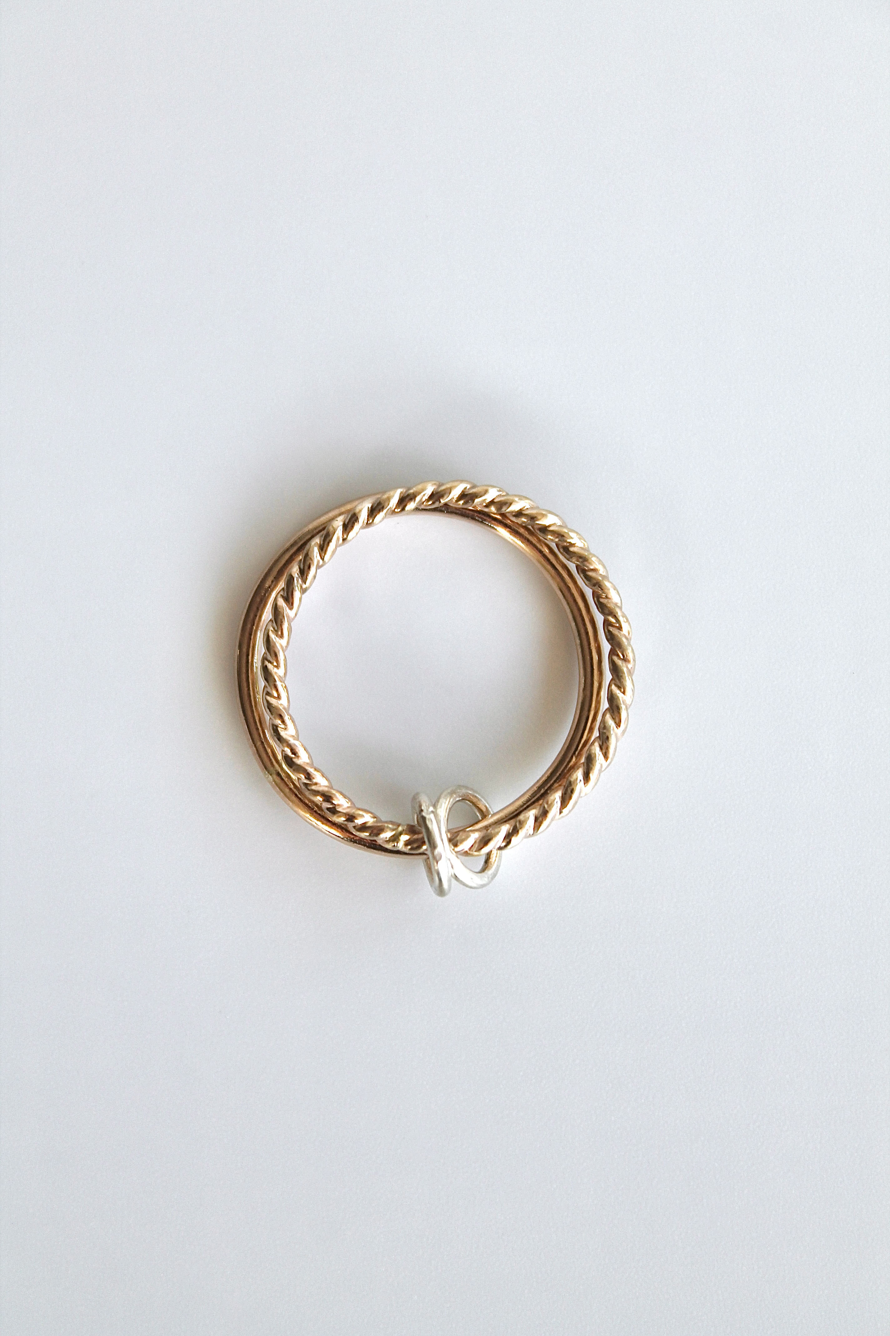 Double Banded Fidget Ring