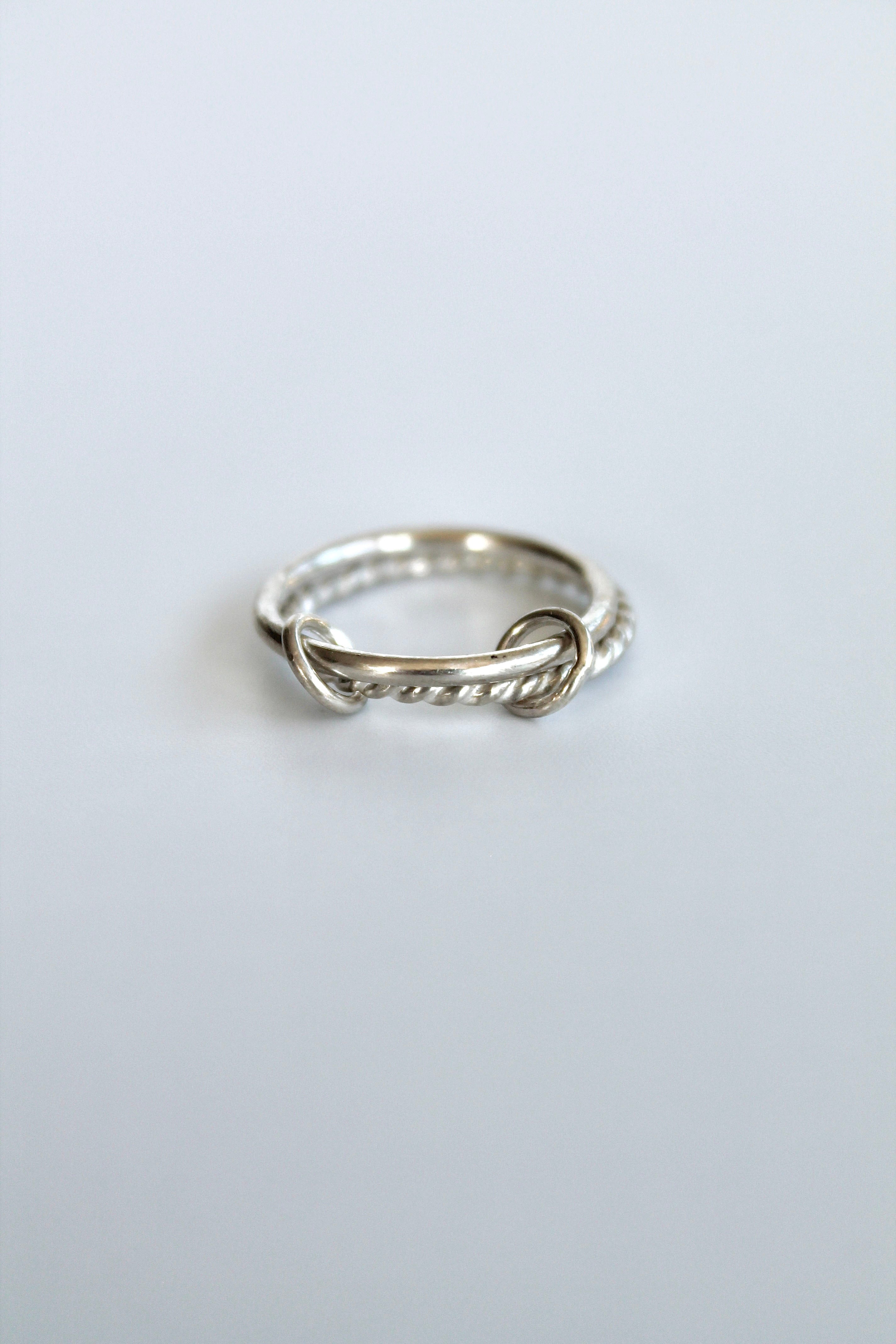 Double Banded Fidget Ring