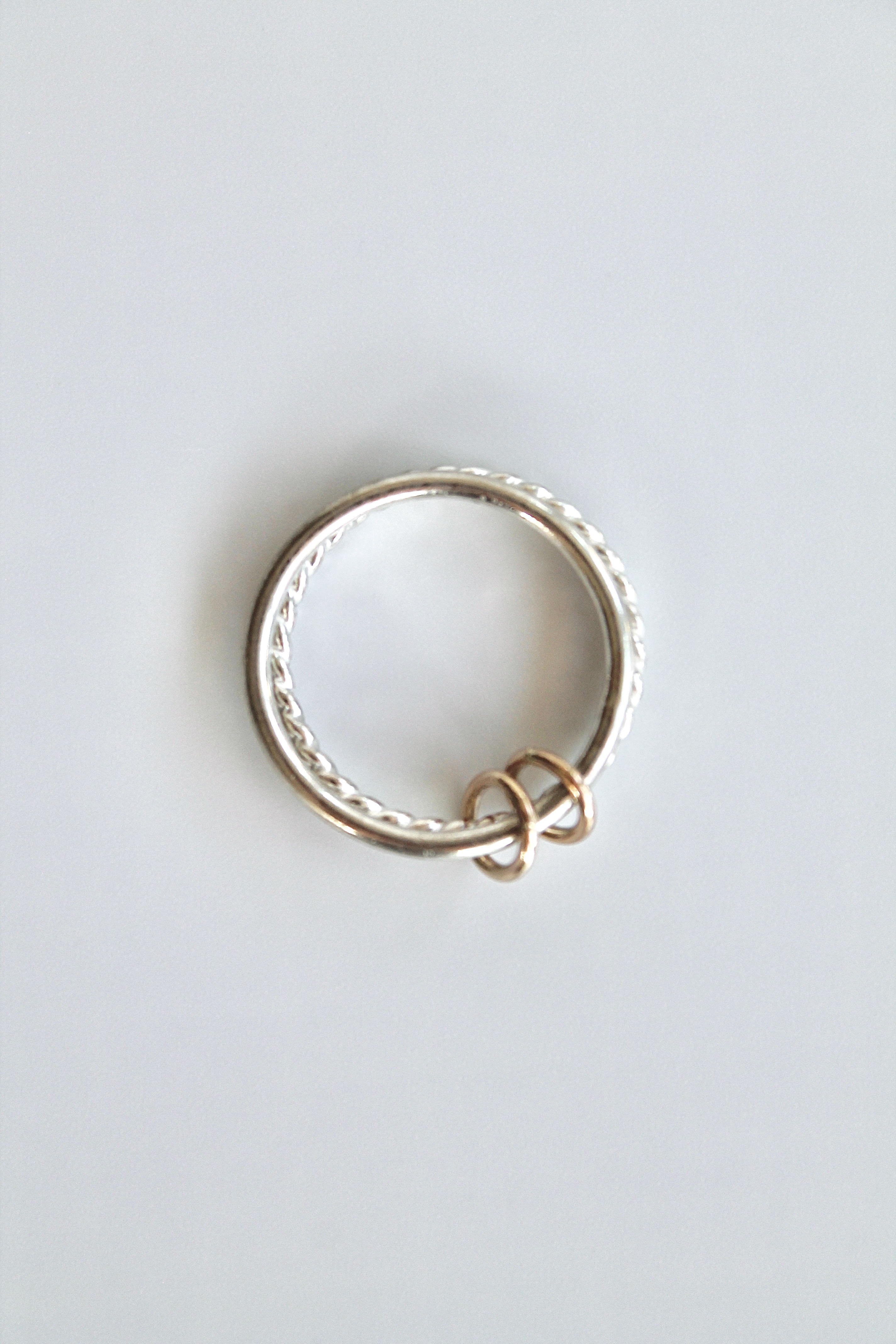 Double Banded Fidget Ring