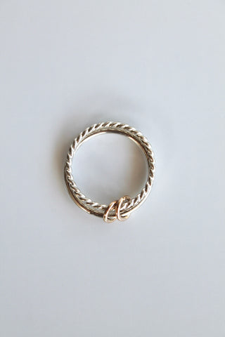 Double Banded Fidget Ring