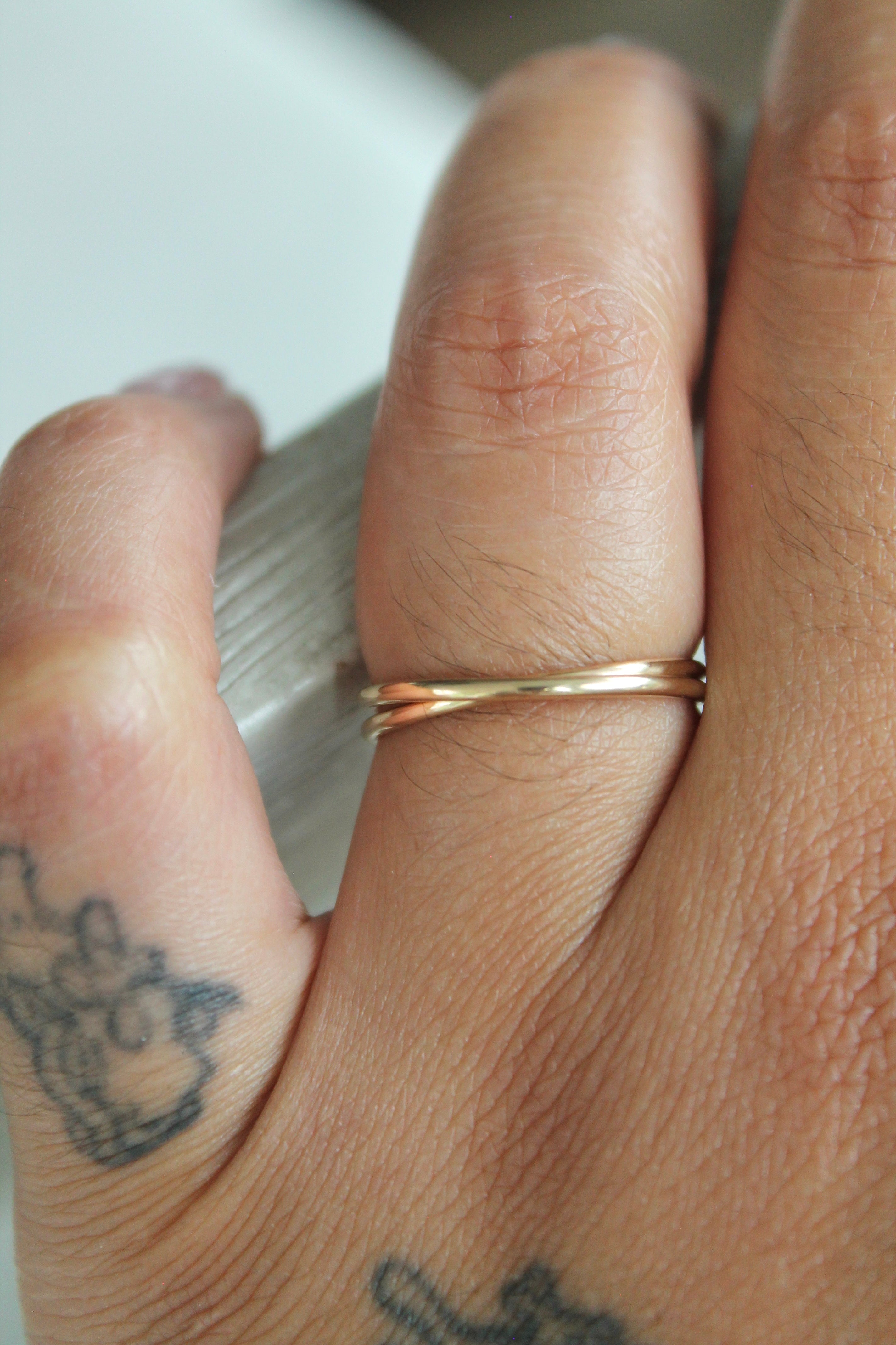 Interlocked Fidget Ring