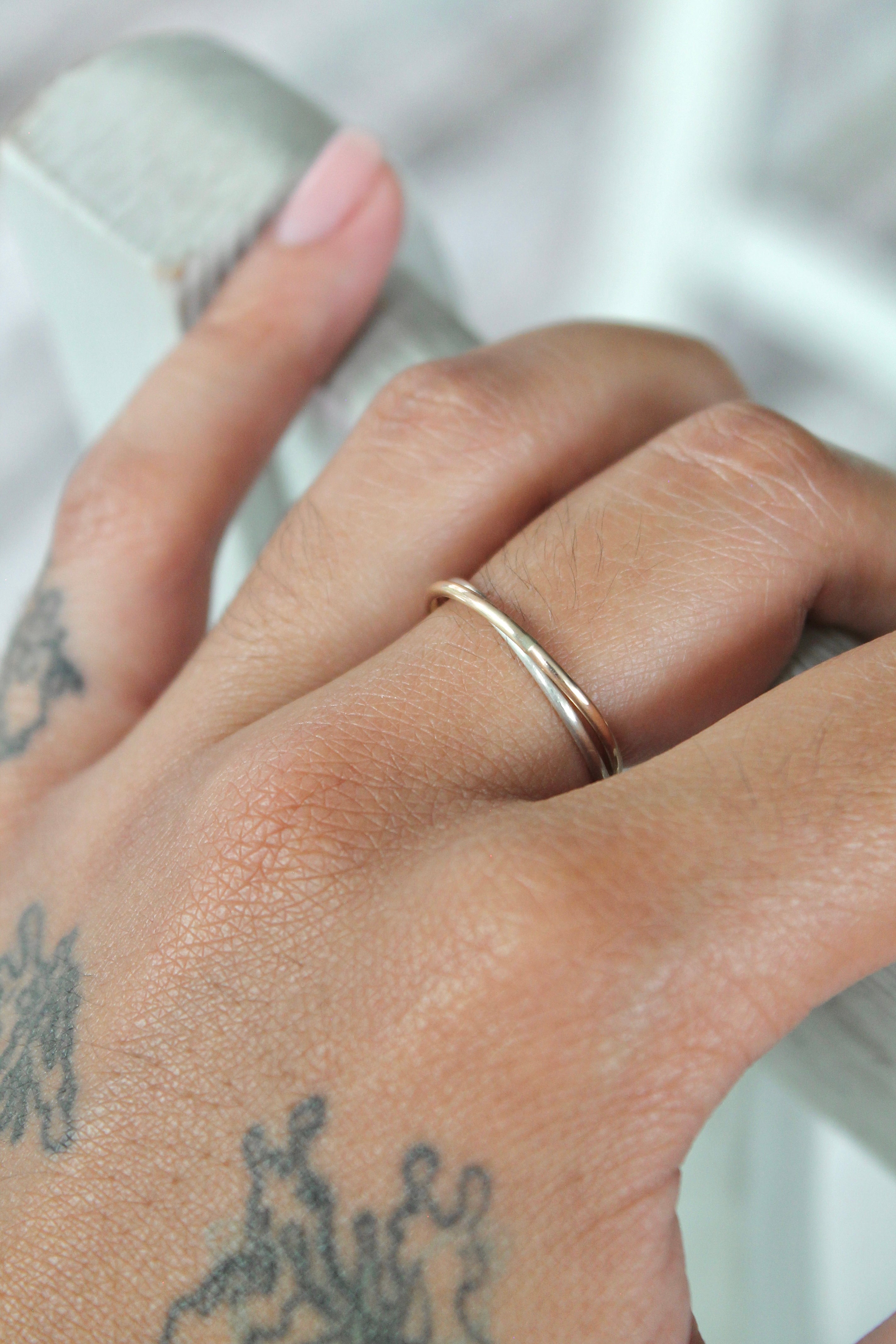 Interlocked Fidget Ring