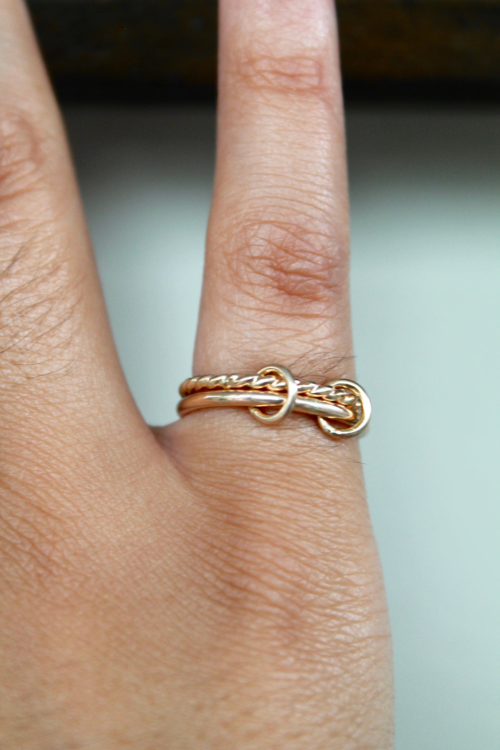 Double Banded Fidget Ring