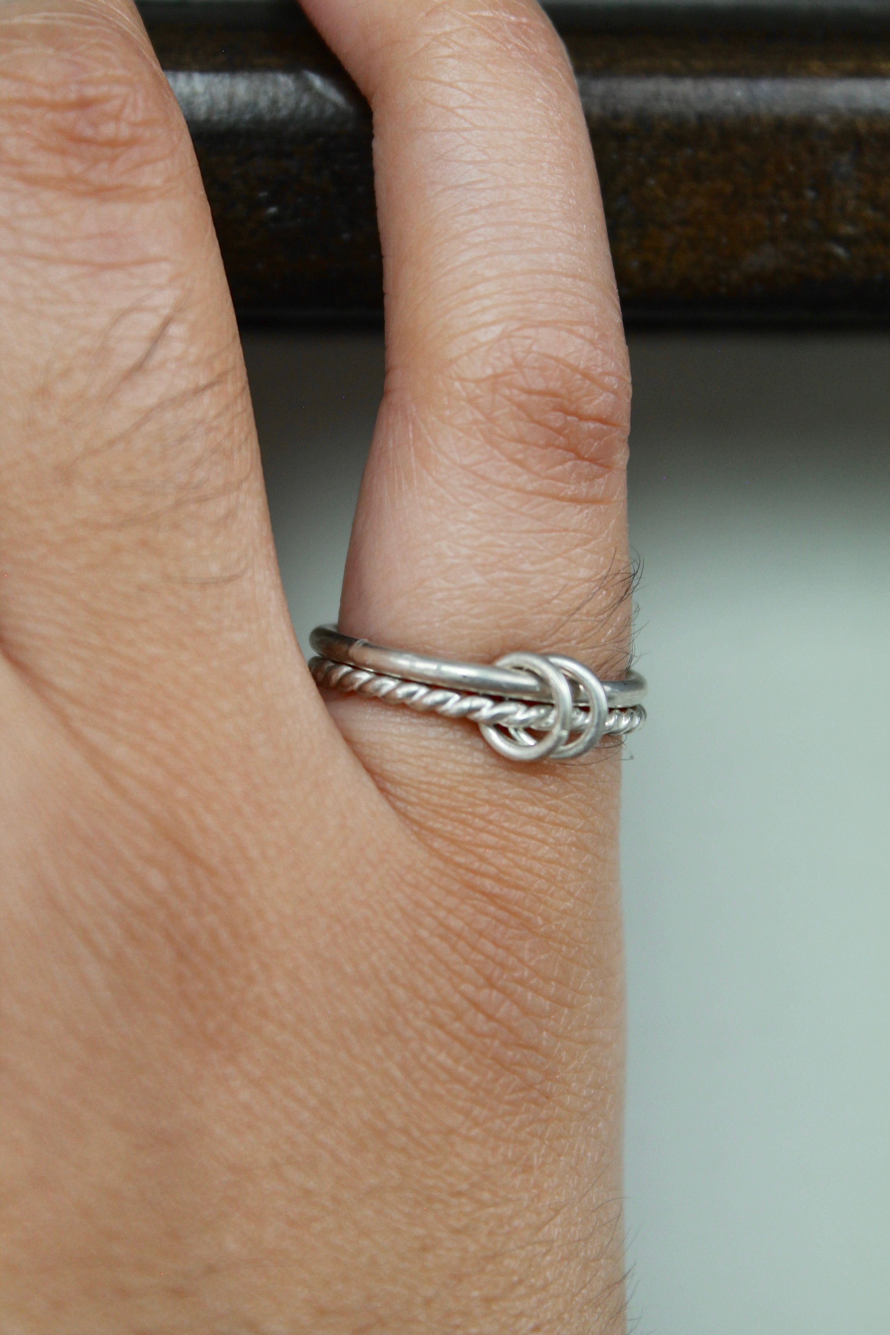Double Banded Fidget Ring