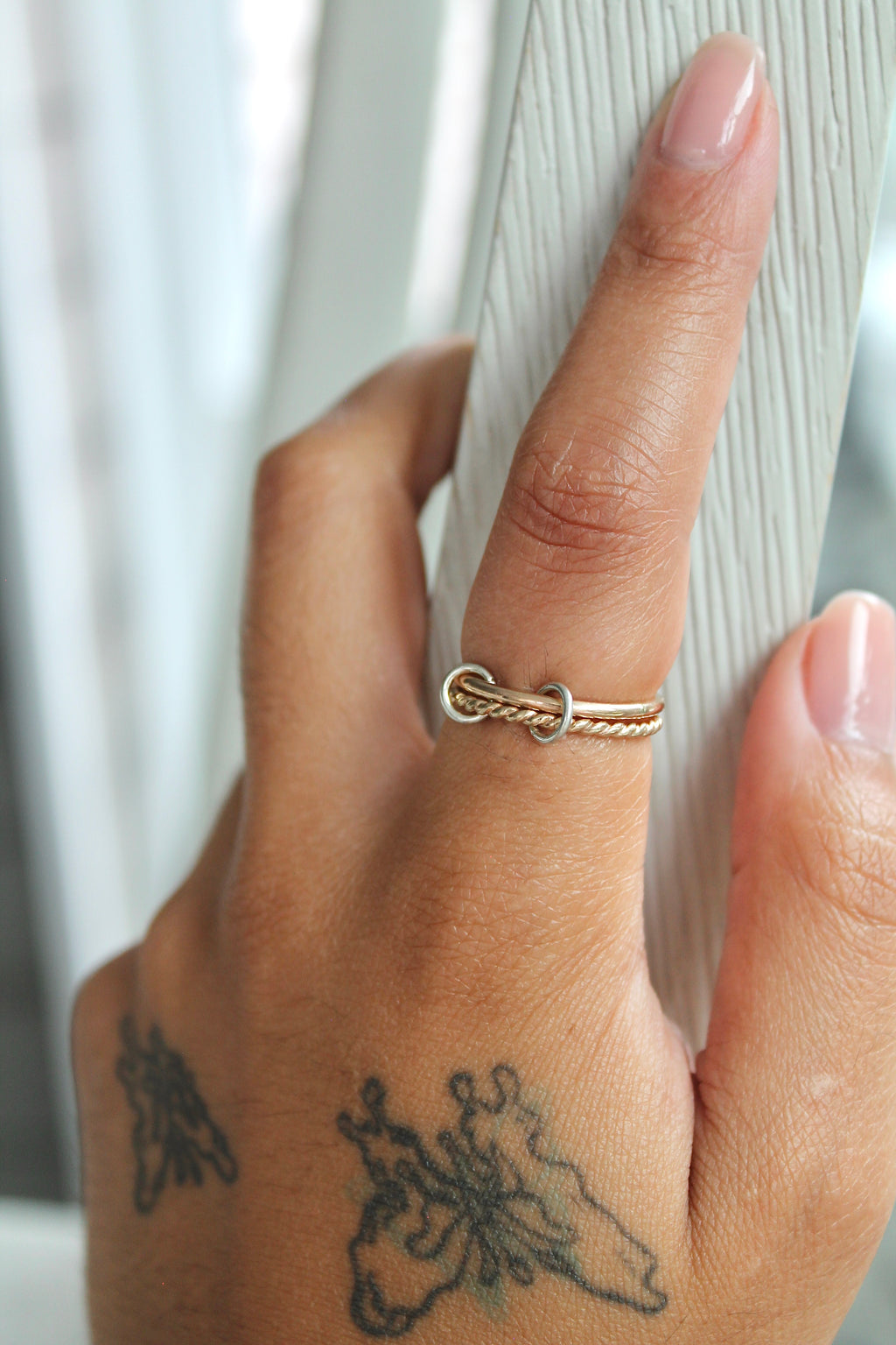 Double Banded Fidget Ring