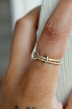 Double Banded Fidget Ring