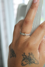Double Banded Fidget Ring