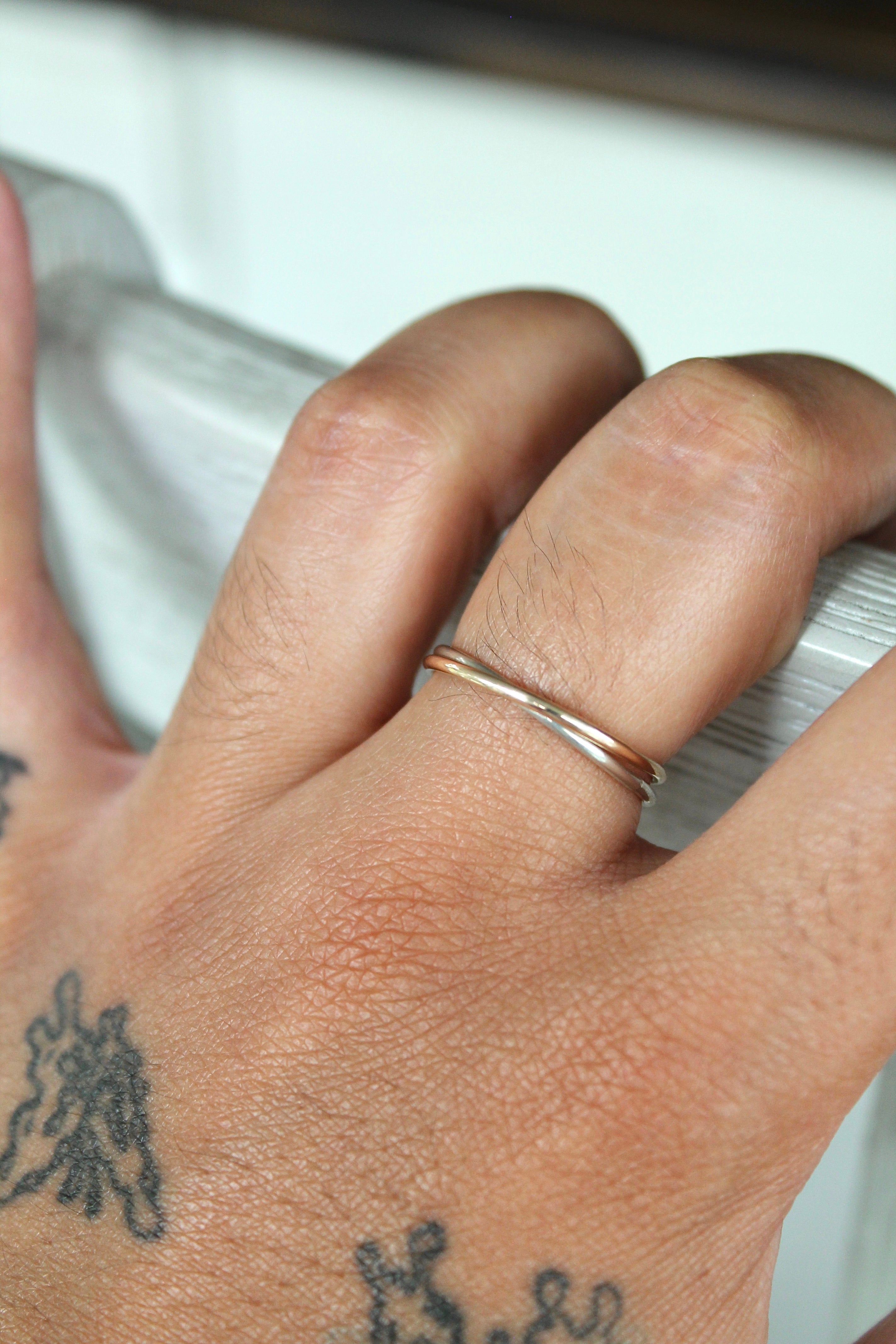 Interlocked Fidget Ring