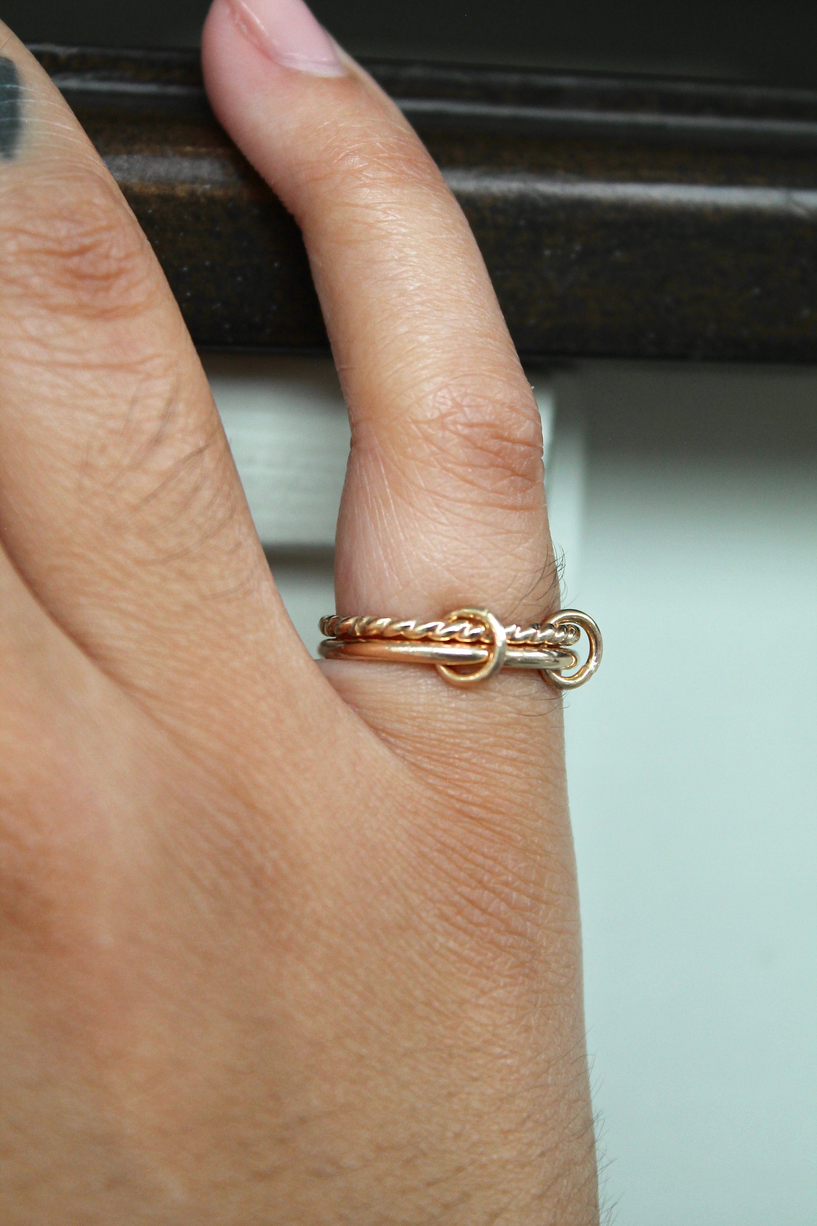 Double Banded Fidget Ring