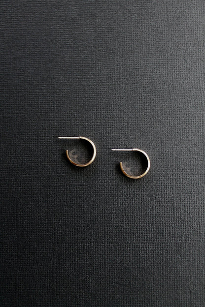 CURVED MINI HOOPS - 14K GOLD FILLED