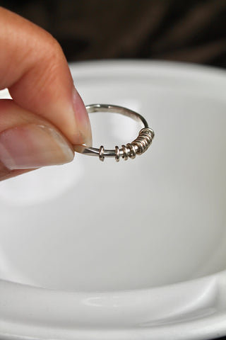 Abacus Fidget Ring