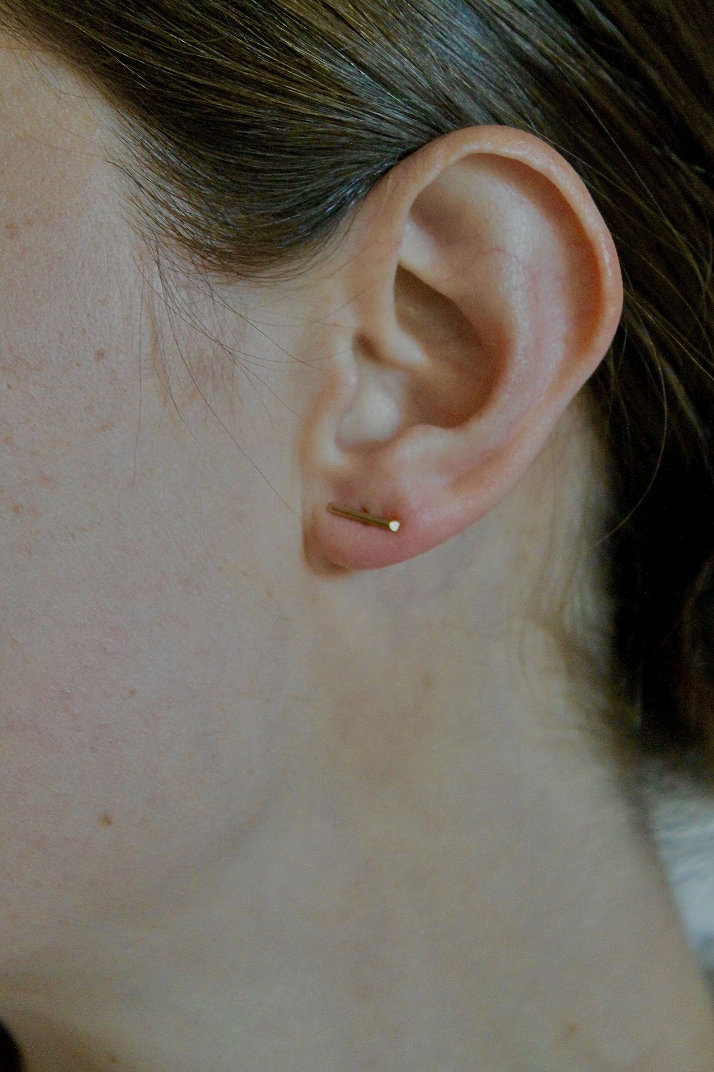 THIN T-BAR STUDS - 14K GOLD FILLED