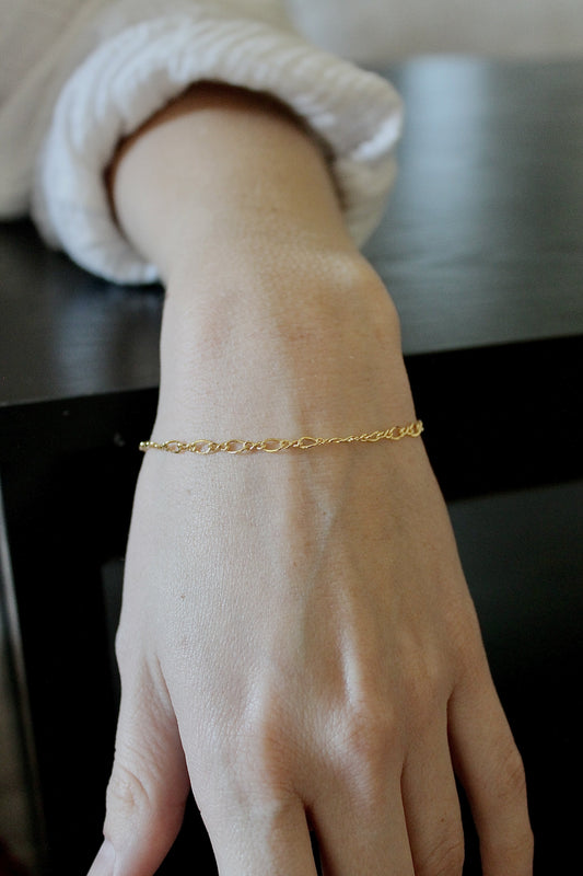 DAILY CHAIN BRACELET - 14K GOLD FILLED