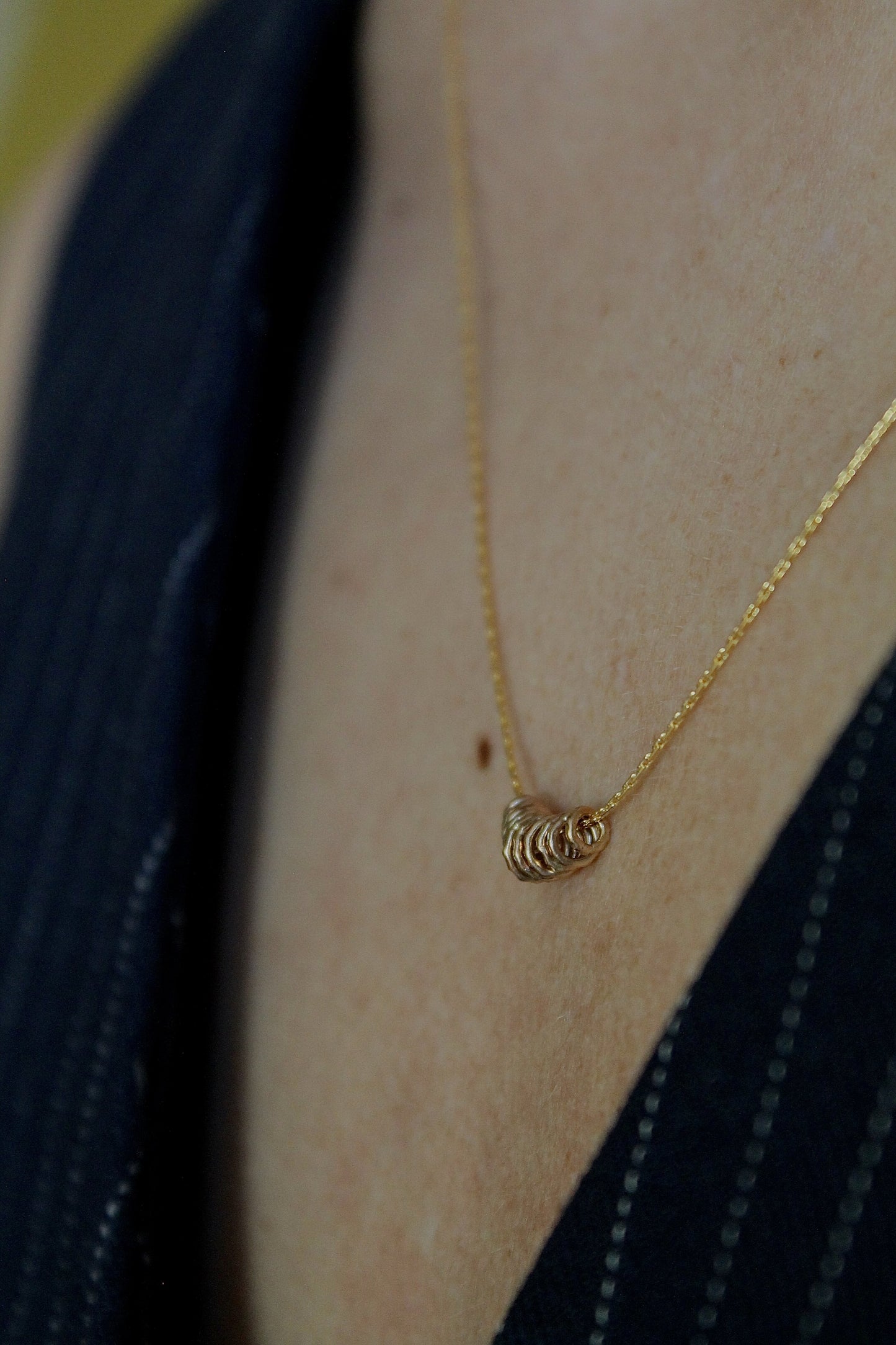 FLOATING DISCS NECKLACE - 14K GOLD FILLED