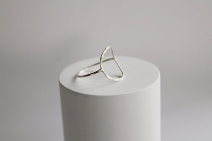 Maeve Hammered Circle Ring