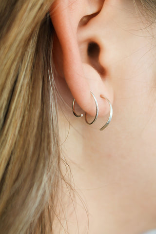 Double Hoop Earrings - Scarlett  Double hoop earrings, Stylish earring,  Earrings